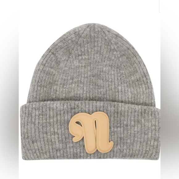 Nanushka Higgins beanie in grey melange NWT - Picture 1 of 3